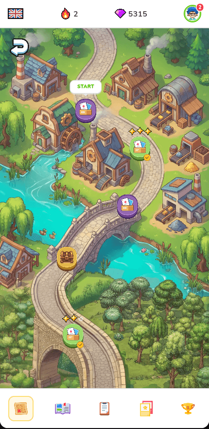 An adventure map, not a lesson list